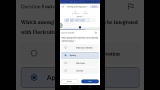 iGOT Karmayogi "Farming systems Approach (FSA)-English.Assessment answers. screenshot 1