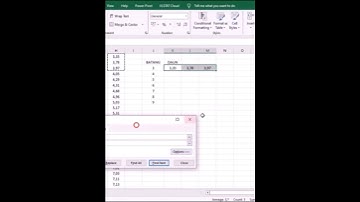 cara membuat diagram batang & daun data desimal dgn excel #statistika #pendidikan #excel