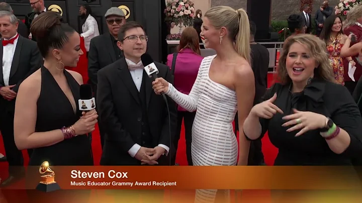 STEVEN COX Red Carpet Interview | 2022 GRAMMYs