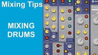Mixing Drums With Focusrite SC by Brainworx plugin Alliance Demo // Mixing Tips