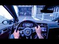 2019 volkswagen gti tcr 290ps night pov drive onboard 60fps