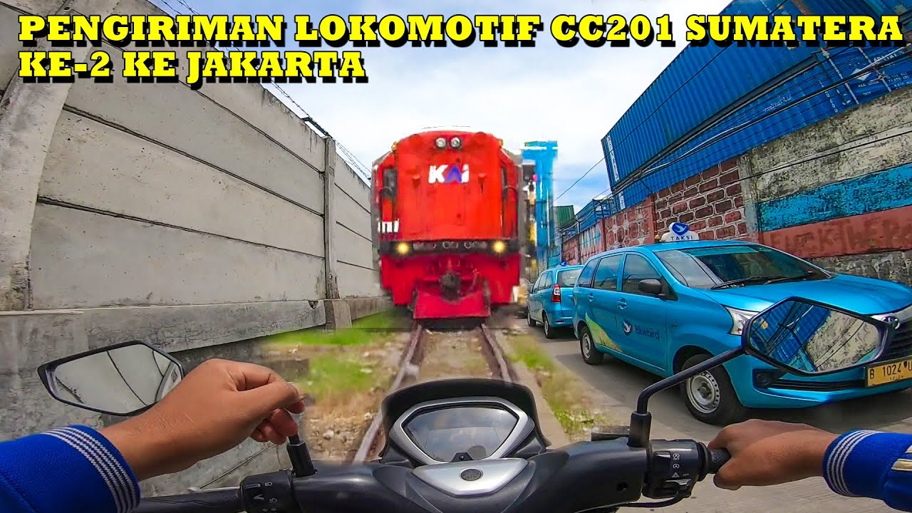 Setelah Tertahan Lama Dipelabuhan Bakauheni, Akhirnya Lokomotif ke-2 CC 201 Sumatera Sampai Di Jkt
