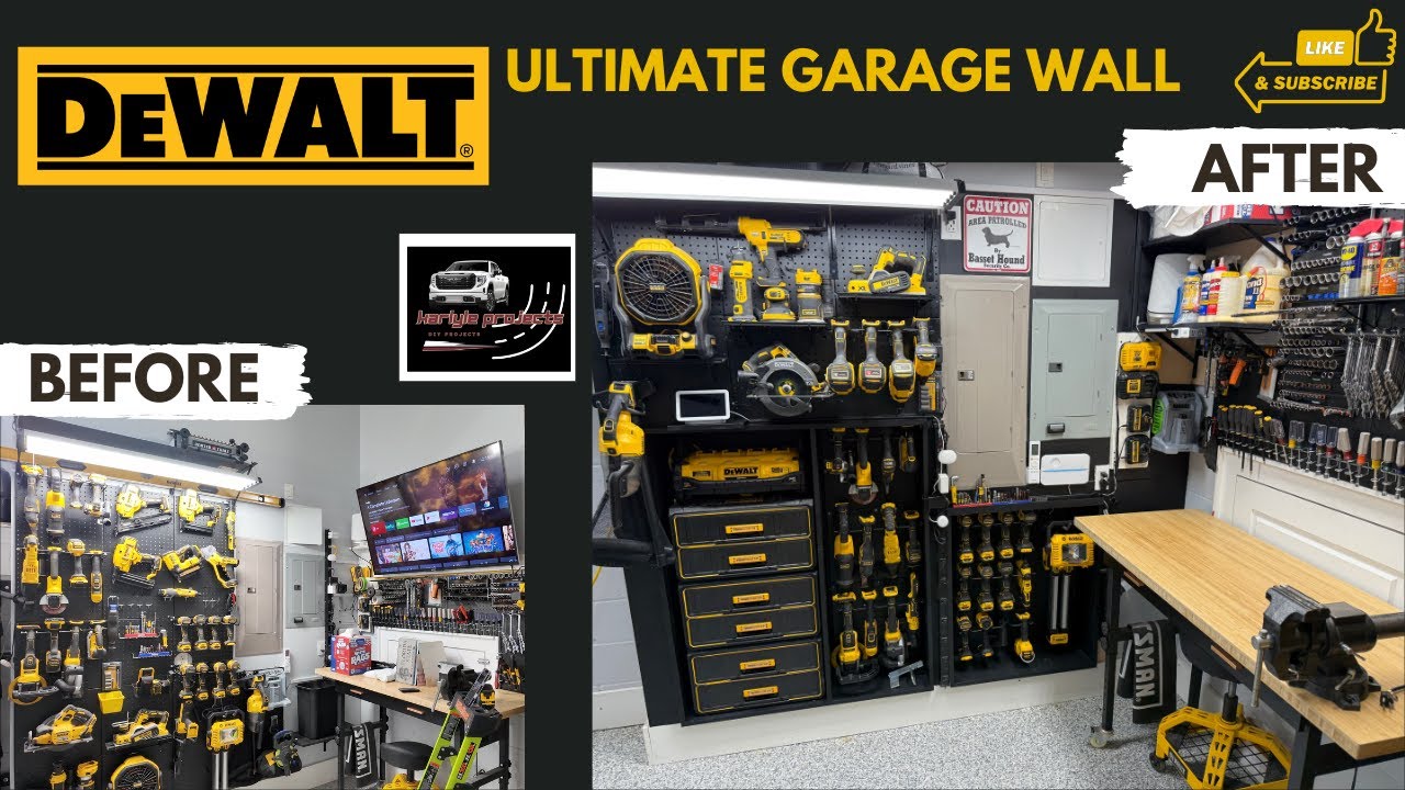 The Ultimate DeWalt Garage Makeover (Dream Workshop DIY)