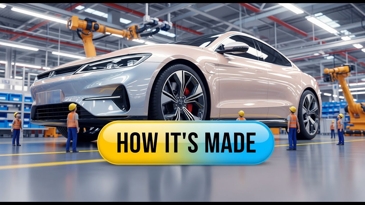 Inside A Mega Electric Car Factory In USA: How It's Made (Full Production Line)