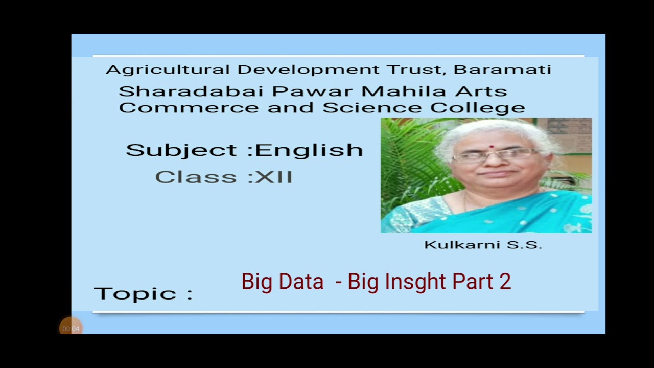 Big Data -Big Insight Part 2 - YouTube