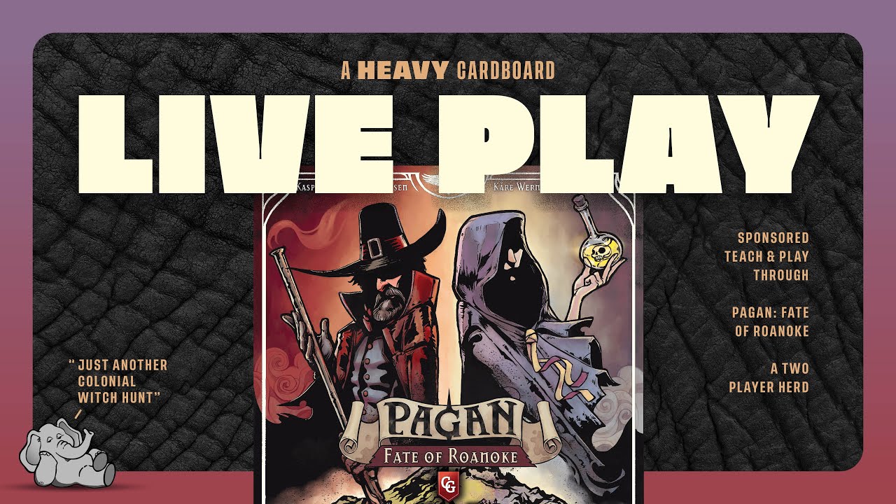 Pagan: Fate of Roanoke - 2p Teaching & Play-through by Heavy Cardboard