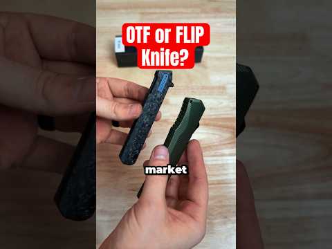 OTF (out the front) vs FLIP Knife #shorts