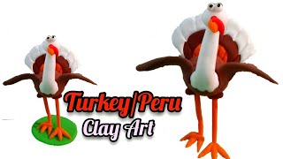 Details clay turkey | how to make a clay turkey  | polymer clay bird | Update