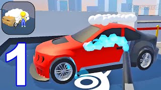 Idle Wash - Gameplay Walkthrough Part 1 Wash,VIP & Paint Area (iOS,Android Gameplay) screenshot 3