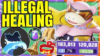 SLOWBRO Healing over 100,000 shouldn't be allowed | Pokemon Unite screenshot 1