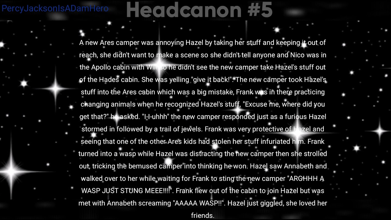 Heroes of Olympus headcanons