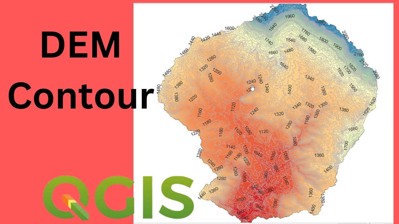 How to clip Raster | DEM by | polygon in | QGIS - YouTube
