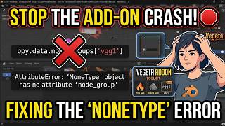 How to Fix: AttributeError 'NoneType' Object Has No Attribute 'node_group' in Blender 5.1