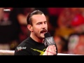 Raw: John Cena interrupts CM Punk