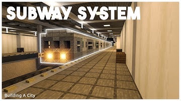 Building A City #69 (S2) // Subway System Part 1 // Minecraft Timelapse