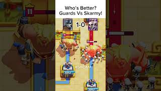 Guards Vs Skeleton Army Clash Royale