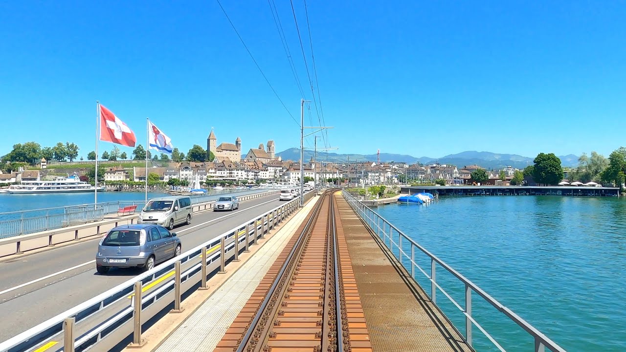 ★ 4K 🇨🇭Cab ride Pfäffikon SZ - Wetzikon - Zürch HB - Affoltern am Albis - Zug, Switzerland [06.2021]