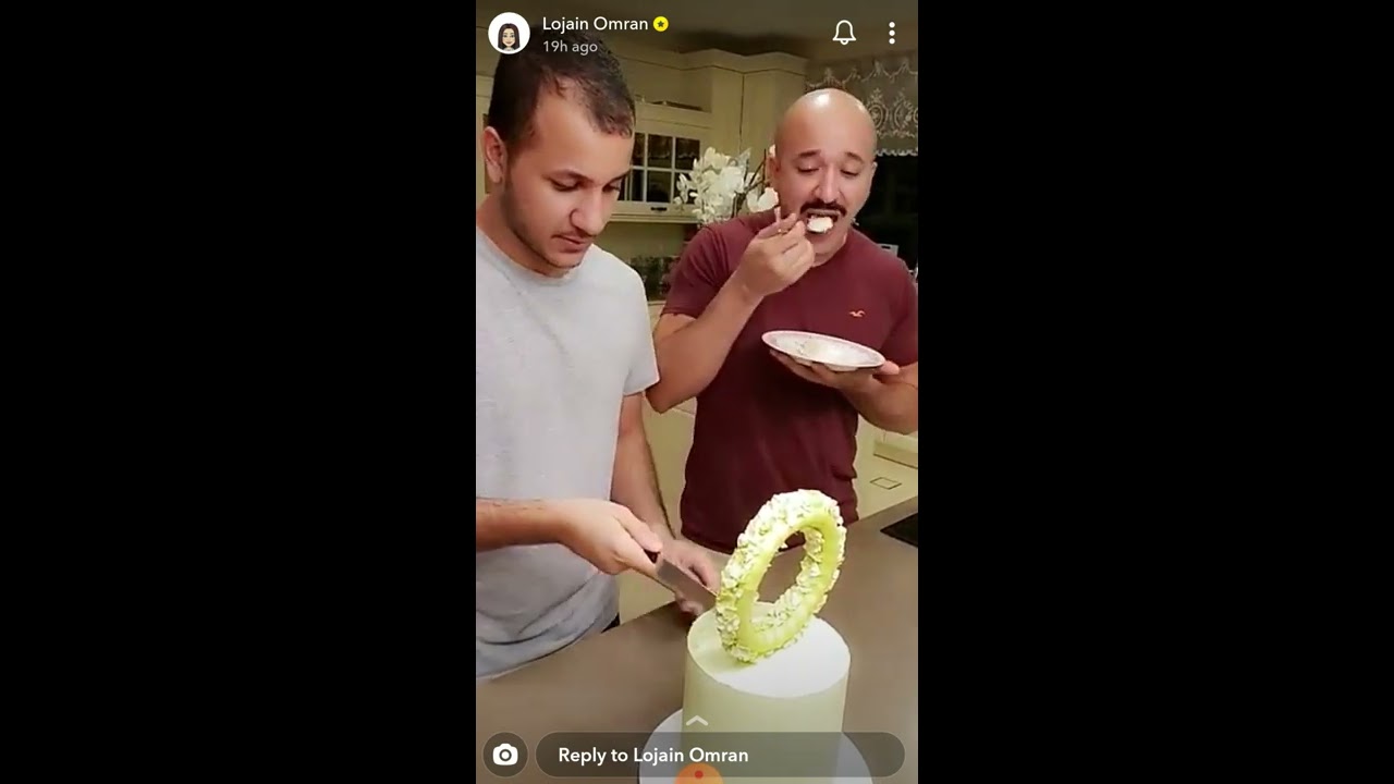 لجين عمران تحتفل بعيد ميلاد اخوها مازن15/05/2020