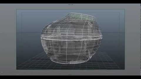 Maya Wireframe Animation