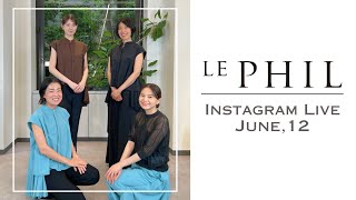 LE PHIL ヴィスニットラインジレ ベージュ ブラック V ライン mqdefault.jpg