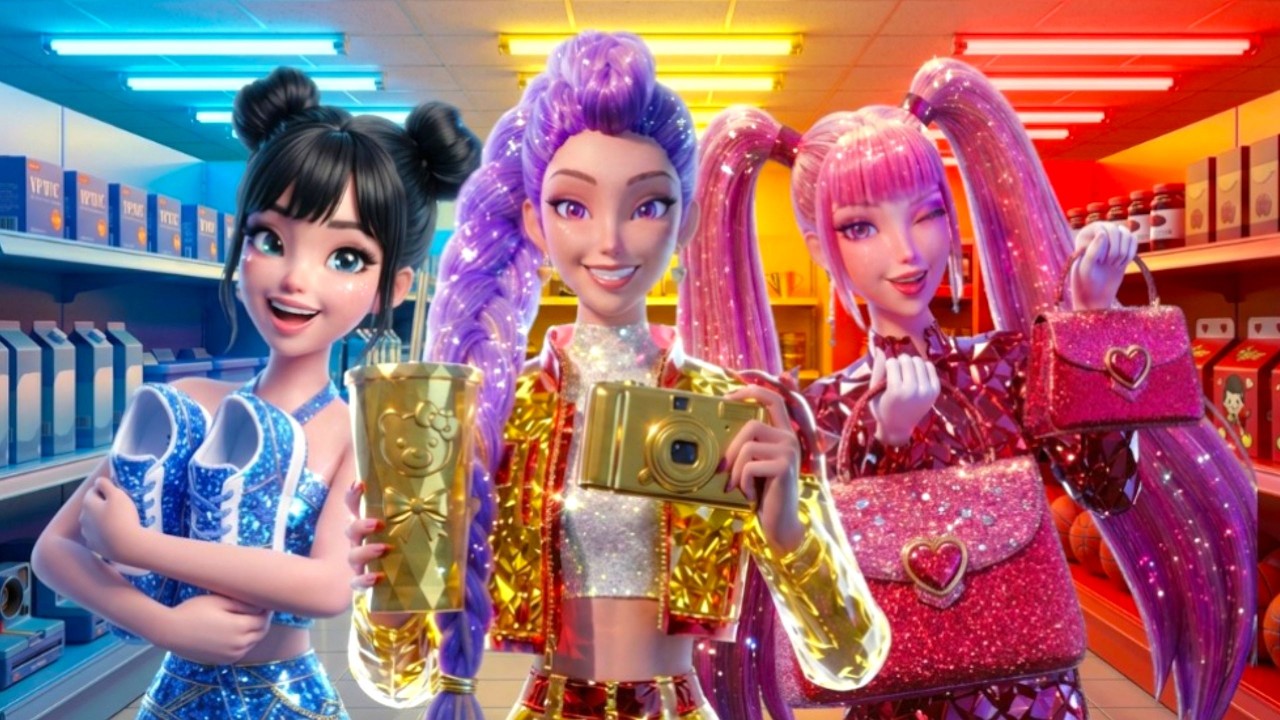 KPop Demon Hunters | BUYING Everything in ONE COLOR for 24 Hours: Gplden, Sapphire & Ruby