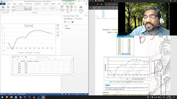 How to make line graph using computer | XII Geography Practical |Second Term|use of computers in geo