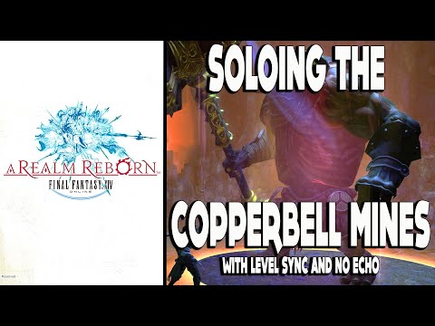 Solo Dungeon Challenge! Conquering Copperbell Mines with Level Sync #ffxiv #finalfantasy