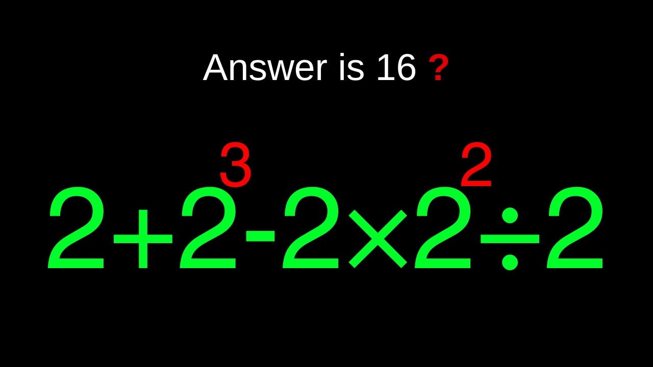 99% Fail This Simple Math Problem \ If You Solve This, You’re Smarter ...