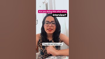 Make sure you do this after your interview to get that job! #shorts #interview #interviewtips #job