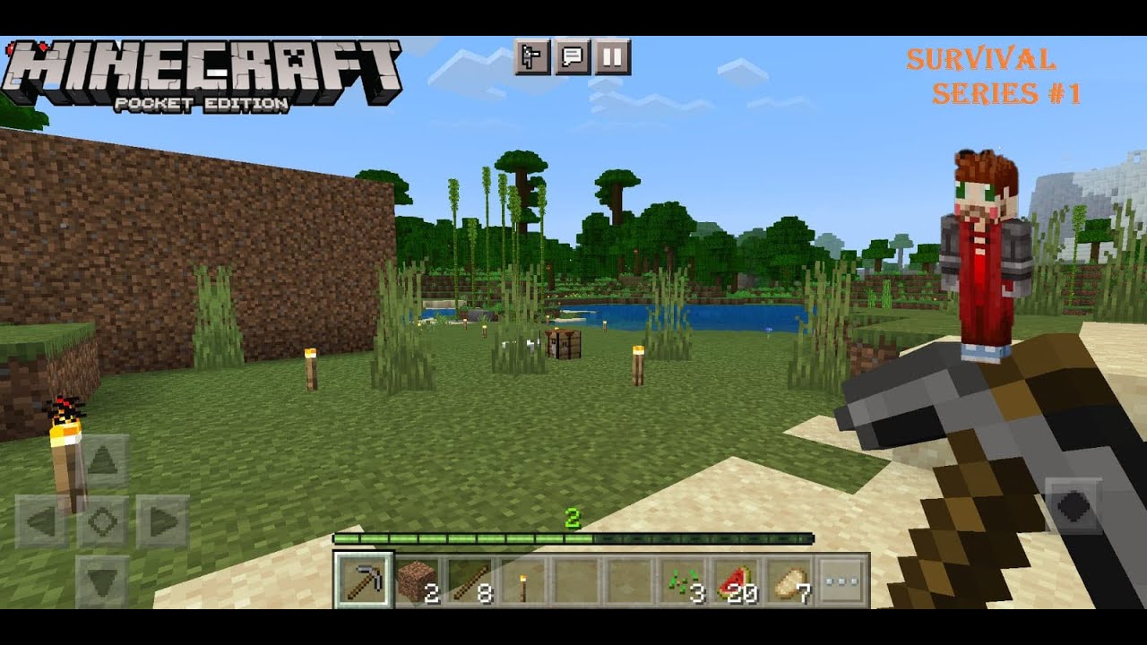 Start of a New Journey |MCPE Survival Series #1 | MineCraft Pocket ...