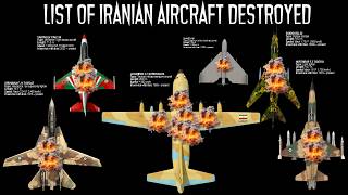 List of Iranian Aircraft destroyed by USA and Israel so far