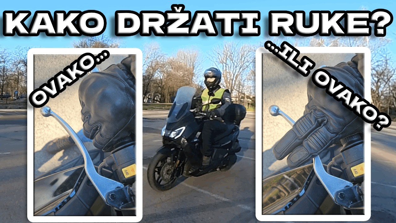 Kako držati ruke tokom vožnje?