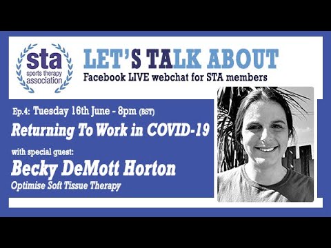 Ep.4 'Returning to work in Covid-19' with Becky DeMott Horton - YouTube