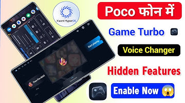 Enable Game Turbo Voice Changer in Poco | How To Enable Game Turbo Hidden features in Poco Phone