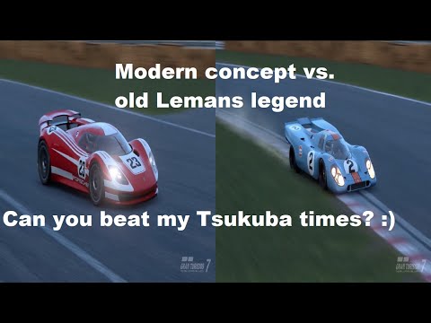 ファミコン GT 7 Tsukuba battle: Porsche 917 Living Legend '13 vs. Porsche