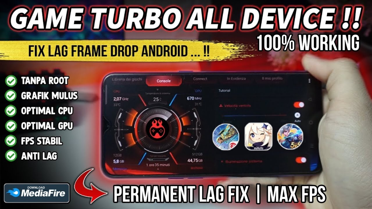 Maximize Performance and Fix Lag with Game Turbo | Unlock 120 FPS