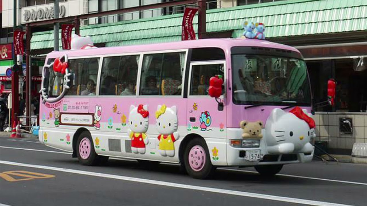 Kindergarten school buses in Japan 일본 YouTube