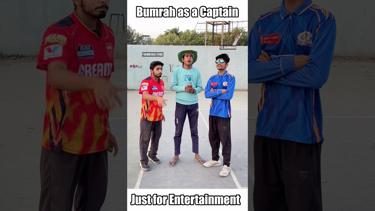Bumrah as Captain in IPL🤪 #cricket #trending