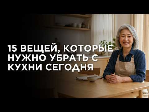 15 Вещей, Которые Нужно Убрать с Кухни Сегодня Же