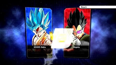 Dragon Ball Xenoverse 2 :- SSGSS Goku vs Vegeta PC Gameplay