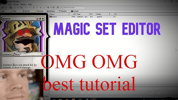 how to use magic set editor (easy tutorial)