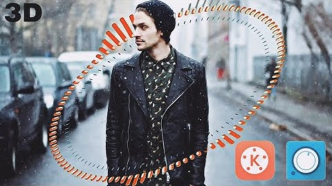 How to create 3D audio spectrum|avee player & kinemaster