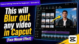 Apply Face Mosaic Effect in Capcut | Blur Faces | Capcut Editing Tutorial for Beginners - Episode 12 screenshot 2