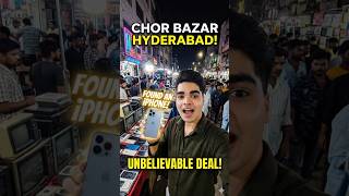 BIGGEST CHOR BAZAR IN HYDERABAD 🔥😱 #shorts #hyderabadshopping #minivlog #vlog