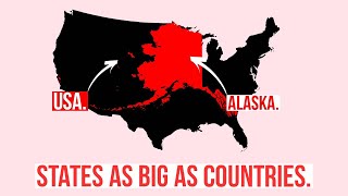 States As Big As Countries? 7 Largest Country Subdivisions By Area.