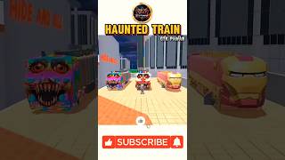 💥🙃 HAUNTED TRAIN VS FRANKLIN 🤯💥IN INDIAN BIKE DRIVING 3D || #shortsfeed #franklin #harshtatsuya