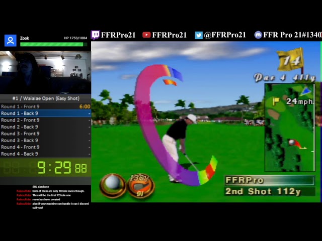 N64 - Waialae Country Club - Waialae Open Speedrun (Easy Shot) - 51:43