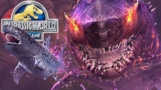 Jurassic World The Game #178 - The CROSSING of the MEGARCHELON 😲 & the SUPER GIGAKYLOCEPHALUS STA... screenshot 3