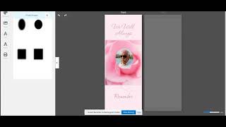 Online Design Studio: An Online Memorial and Funeral Cards Maker