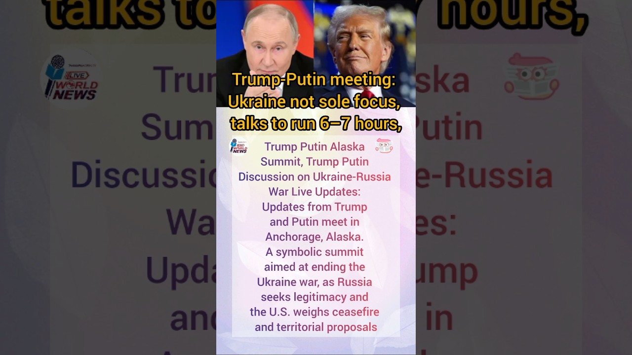 Trump-Putin meeting || ShreeNewsFacts || Trending 